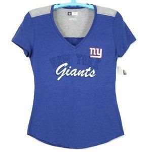 New York Giants NFL Football T-Shirt‎ Shirt Blue M Medium